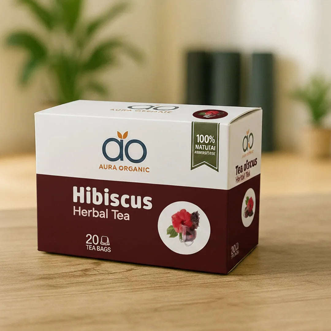 Hibiscus Herbal Tea | Boost Immunity & Support Weight Loss | 20 Tea Bags