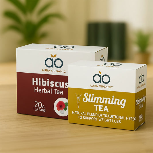 Hibiscus Tea + Slimming Tea – Refresh & Weight Loss Support Bundle