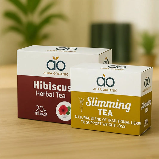 Hibiscus Tea + Slimming Tea – Refresh & Weight Loss Support Bundle