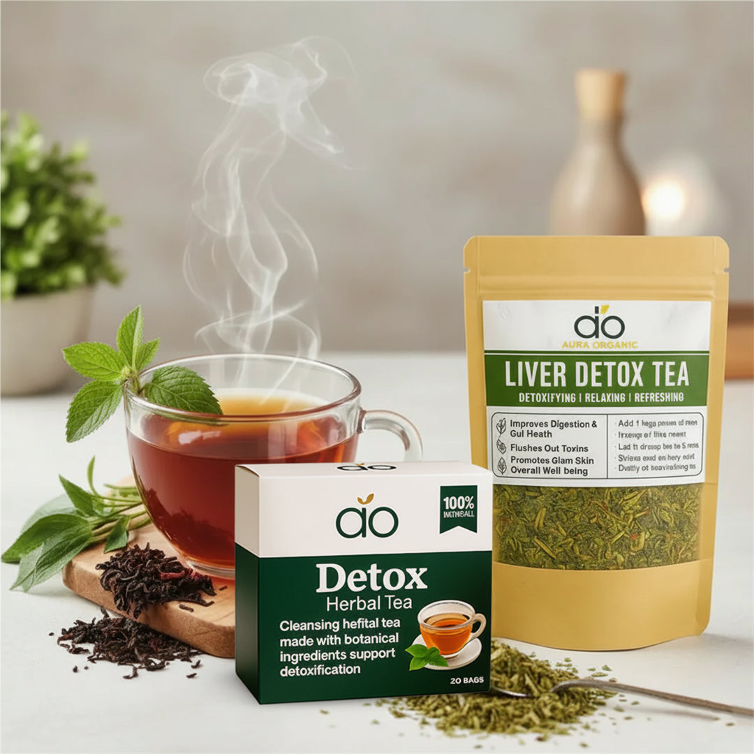 Detox Herbal Tea + Liver Detox Tea – Complete Body Cleanse Bundle
