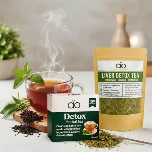 Detox Herbal Tea + Liver Detox Tea – Complete Body Cleanse Bundle