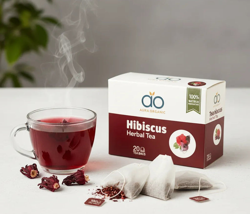 Hibiscus Herbal Tea | Boost Immunity & Weight Loss | 20 Tea Bags