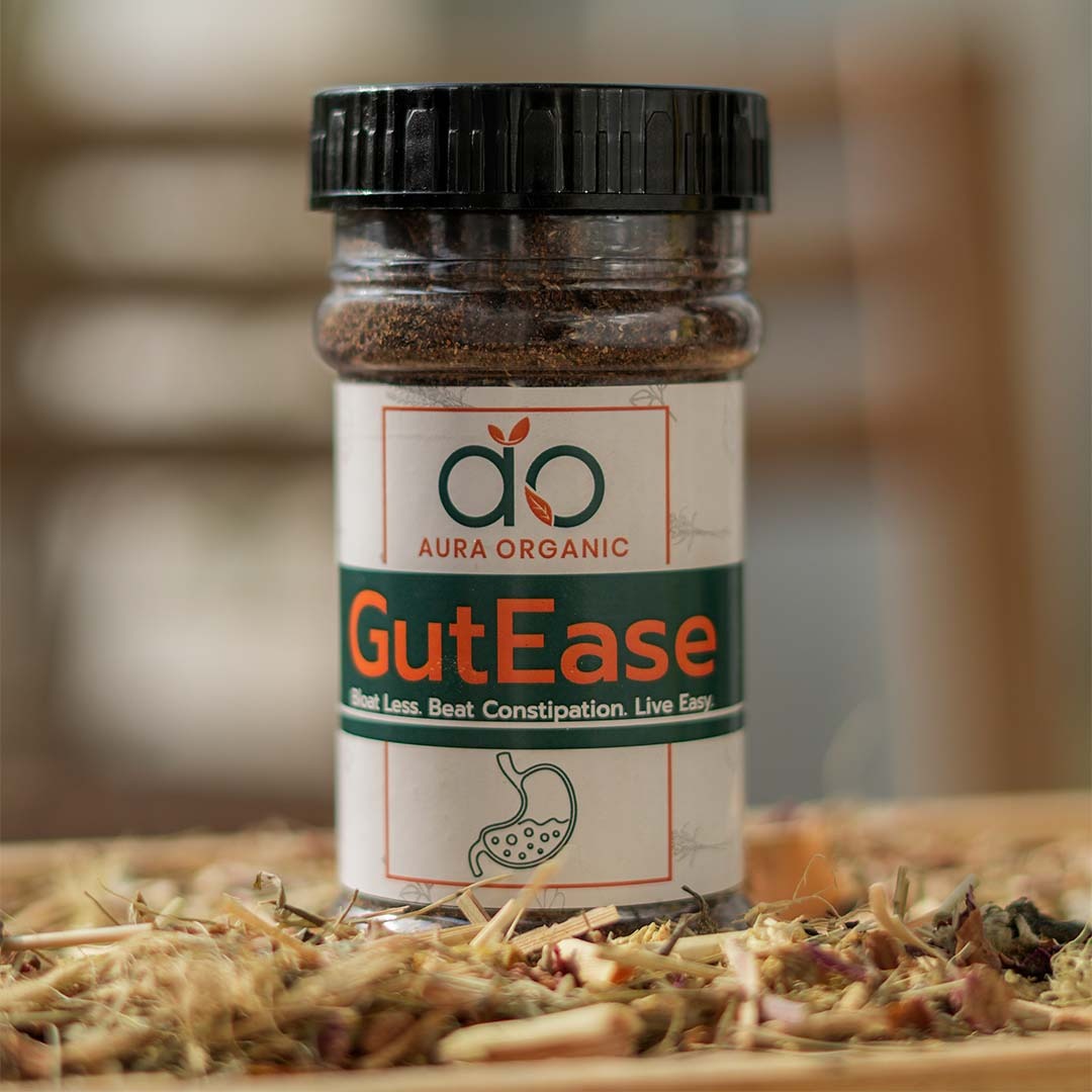 GutEase – Natural Herbal Digestive Supplement for Acidity, Bloating & Gut Balance