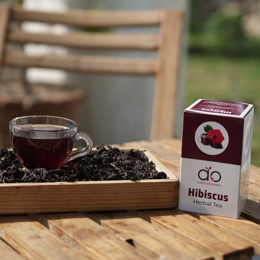 Hibiscus Herbal Tea | Boost Immunity & Weight Loss | 20 Tea Bags